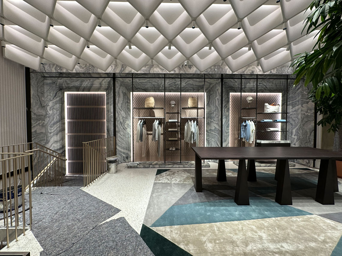 Boutique Canali, via Verri Milano