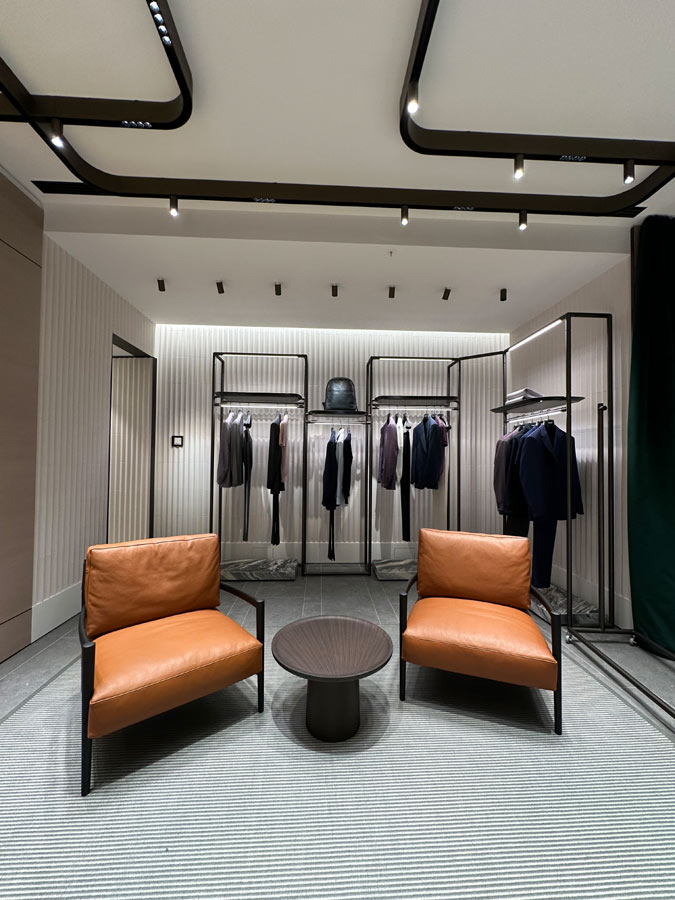 Boutique Canali, via Verri Milano