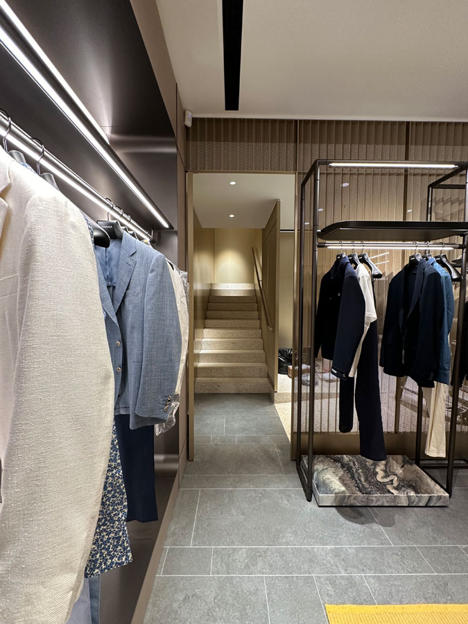 Boutique Canali, via Verri Milano