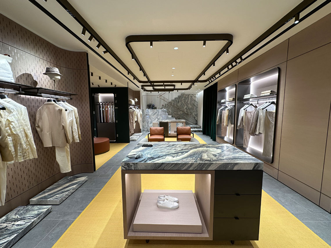 Boutique Canali, via Verri Milano